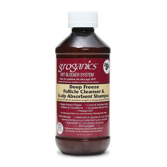 Groganics Deep Freeze Scalp Absorbent Shampoo 8oz