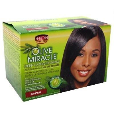 African Pride, Olive Miracle Relaxer-kit, Super - SM Cosmetics Store