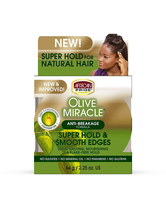 African Pride Olive Miracle Silky Smooth Edges - SM Cosmetics Store
