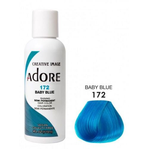 Adore Semi Permanent Hair Color - Baby Blue - 172