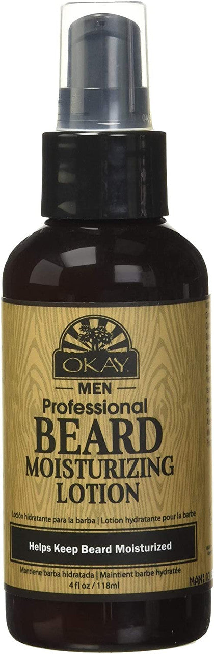 OKAY MEN BEARD MOISTURIZING LOTION 4oz /118ml