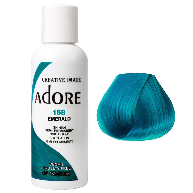 Adore Semi Permanent Hair Color - Emerald - 168