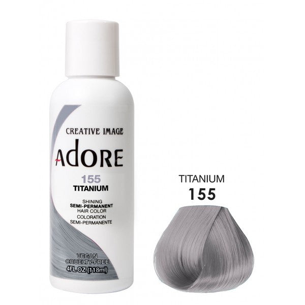 Adore Semi Permanent Hair Color - Titanium - 155