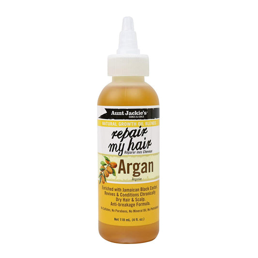 Aunt Jackie's Repair My Hair Argan Natural Growth Oil 118mL (4oz)