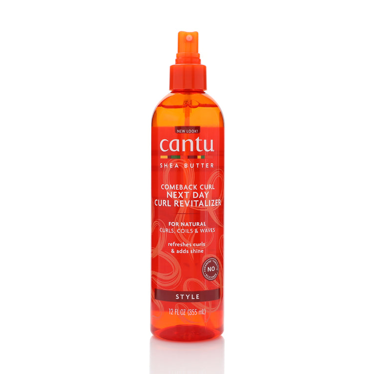 Cantu Shea butter for natural hair comeback curl next day curl revitalised 12 oz