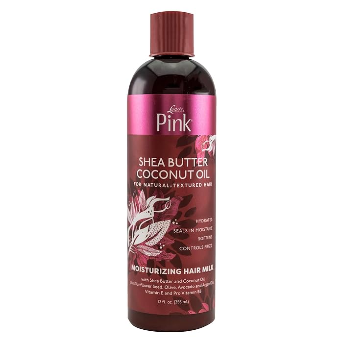 Luster's Pink Shea Butter Coconut Oil Moisturizing Hair Milk Lotion 12oz