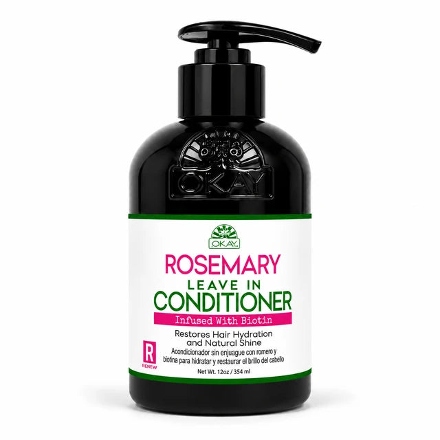 OKAY Rosemary with Biotin Leave In Conditioner,12oz