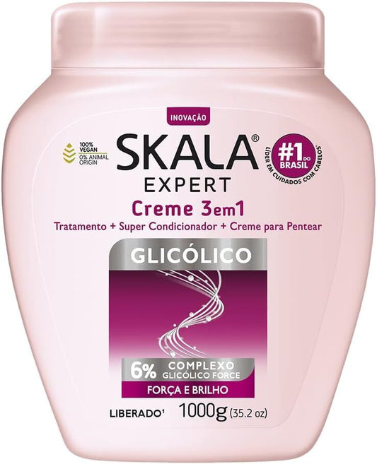Skala Expert Glicolico 3-in-1 Hair Treatment Conditioning Cream 1kg (35.2oz)