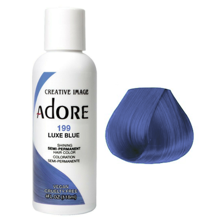 Adore Semi Permanent Hair Color - Luxe Blue - 199