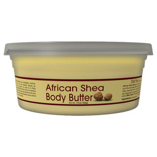 OKAY African Shea Body Butter Yellow Smooth  8oz (227gm)