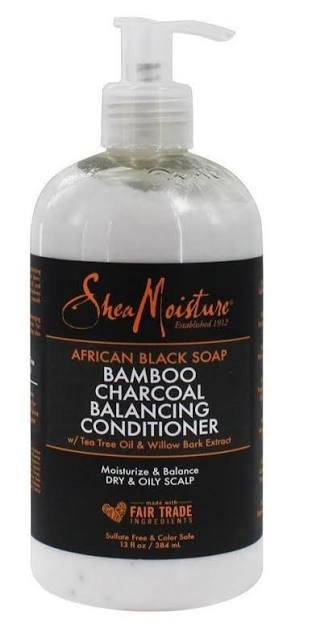 Shea Moisture Africa Black Soap Bamboo Charcoal Balancing conditioner 13oz
