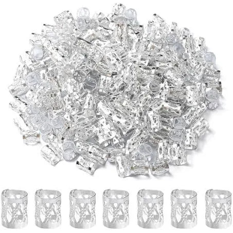 DH Hair Beads Silver