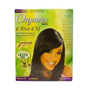 Africa's Best Originals Olive Relaxer Kit Regular Double Application - SM Cosmetics Store