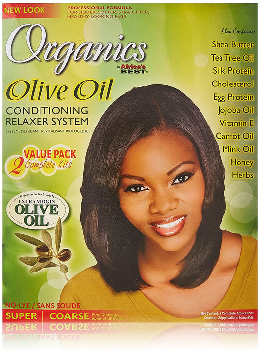 Africa's Best Originals Olive Relaxer Kit Super Double Application - SM Cosmetics Store