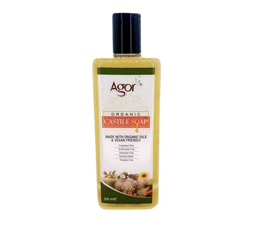 Agor Organic Liquid Castile Soap Unscented - SM Cosmetics Store