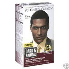 D & L Permanent MEN'S Hair Colour Jet Black