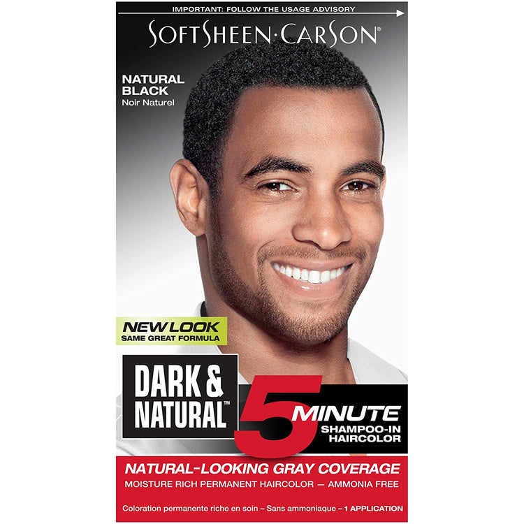 D & L Permanent MEN'S Hair Colour Natural Black