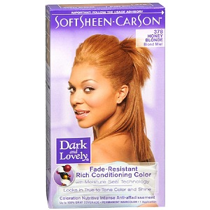 D & L hair colour (378; honey blonde)