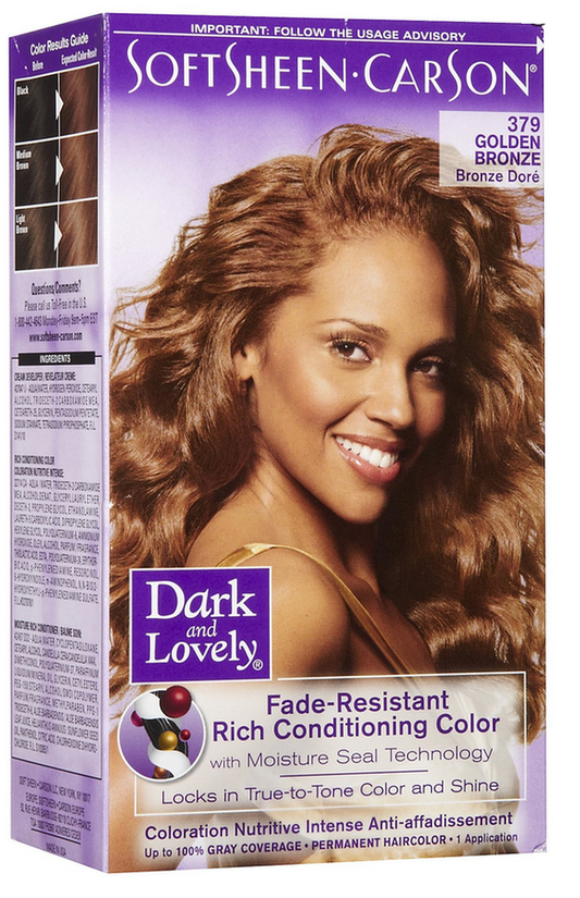 D & L hair colour (379; golden bronze)
