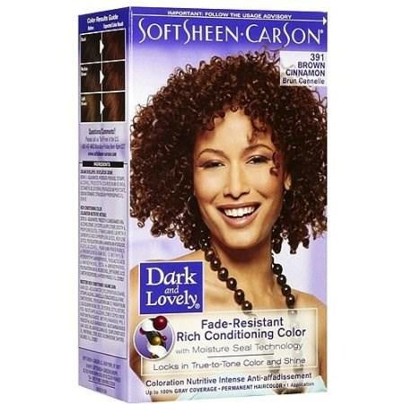 D & L hair colour (391; brown cinnamon)