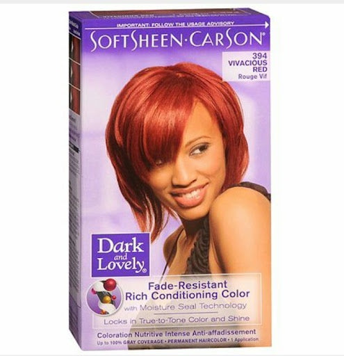 D & L hair colour (394; Vivacious red)
