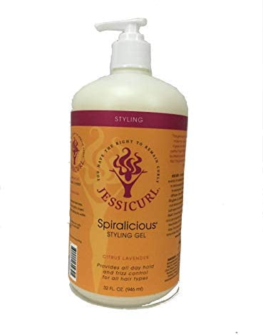 Jessicurl Spiralicious Styling Gel, Citrus Lavender 32oz