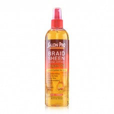 SALON PRO BRAID SHEEN SPRAY ARGAN 12oz