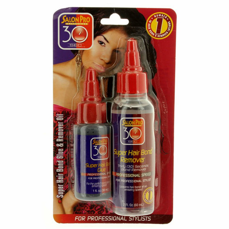 SALON PRO 30 SEC HAIR BOND GLUE N REMOVER OIL BLISTER