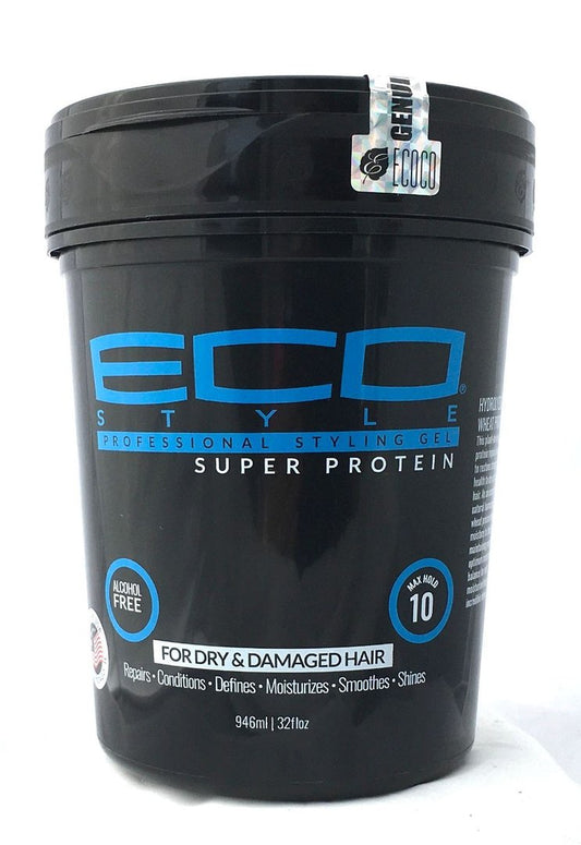 Eco styling gel super protein black 32oz
