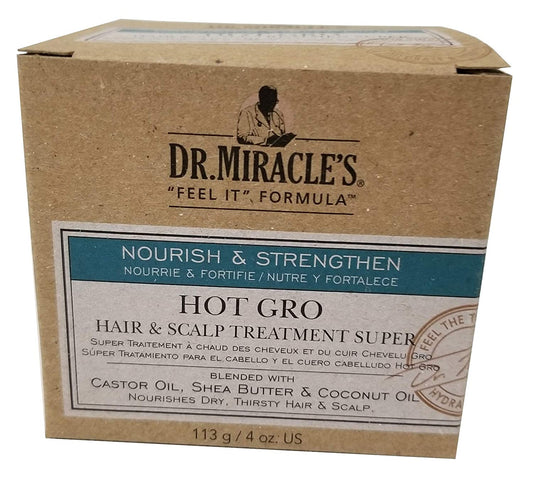 Dr Miracles Nourish & Strengthen Hot Gro Hair & Scalp Treatment  Super