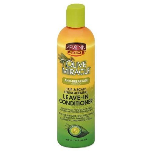 African Pride Olive Miracle Hair And Scalp Strengthening Leave-In Conditioner - SM Cosmetics Store