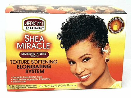 African Pride Shea Miracle Text Softening Kit, African Pride - SM Cosmetics Store