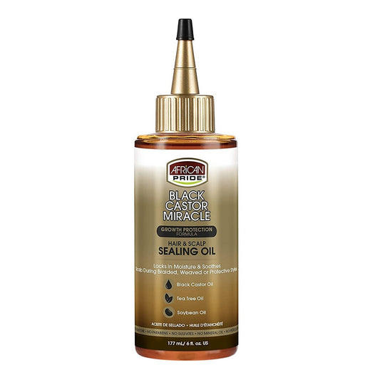 African Pride Black Castor Miracle Hair & Scalp Sealing Oil - SM Cosmetics Store