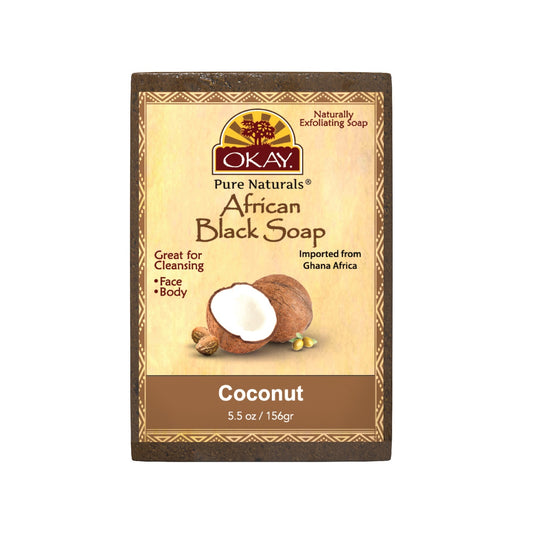 OKAY African Black Soap Coconut 5.5 oz