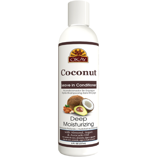 OKAY Coconut Oil Deep Moisturizing Leave in Conditioner 8oz (237ml)