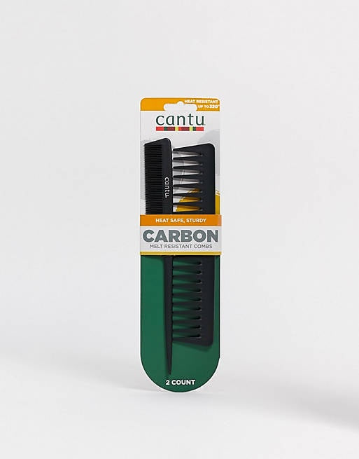 Cantu Style Carbon Fiber Combs, 2 pack - SM Cosmetics Store