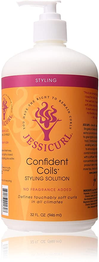 Jessicurl Confident Coils Styling Solution-No Fragrance 32oz
