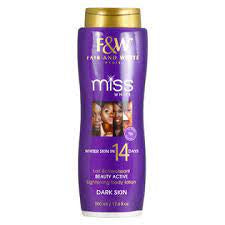 F&W - MISS WHITE - Lightening Body Lotion 14 days EXP 500ml