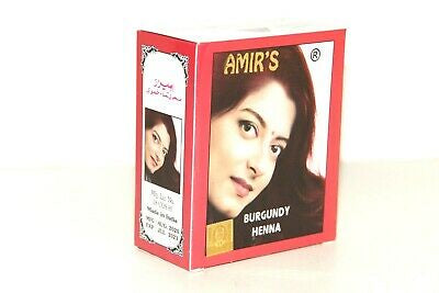 Amir's Henna Burgundy 6X10g - SM Cosmetics Store