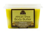 OKAY African Shea Body Butter Yellow Smooth Jar 16 oz